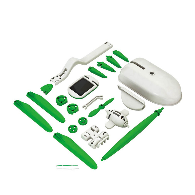 Electronics Gadgets For Kids - 6-in-1 Solarbetriebenes Roboter-Bausatz-Set: Schiff, Ventilator, Windmühle,