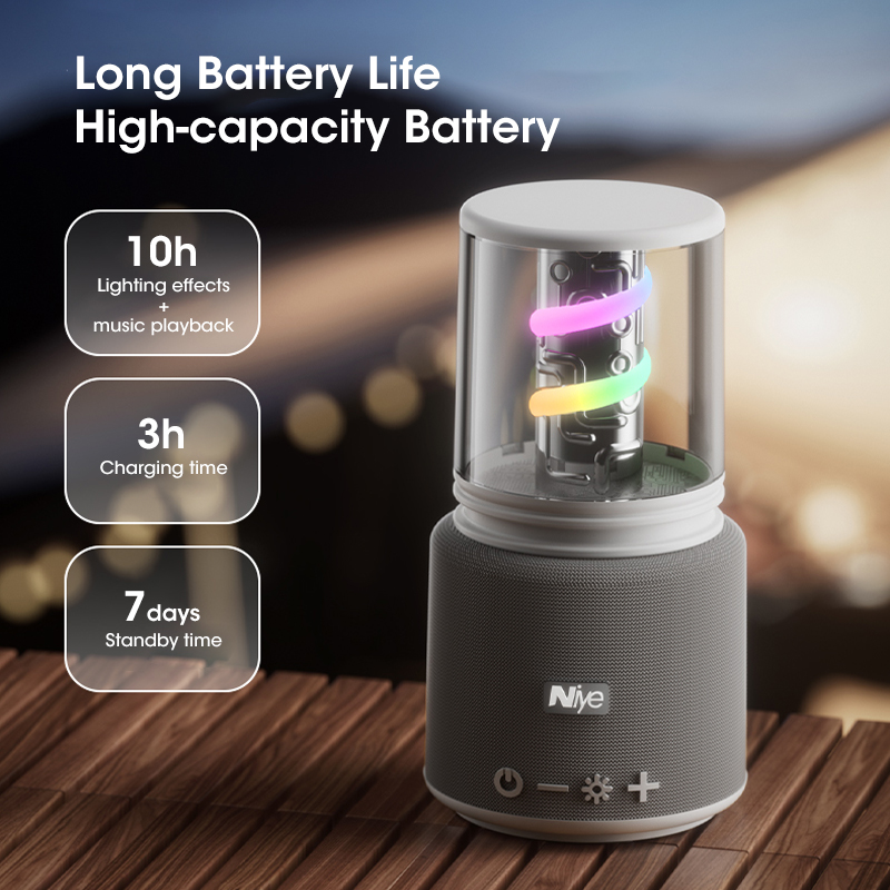 Bluetooth Speaker Waterproof - Kabelloser Bluetooth 5.3 Tragbarer Wasserdichter Lautsprecher