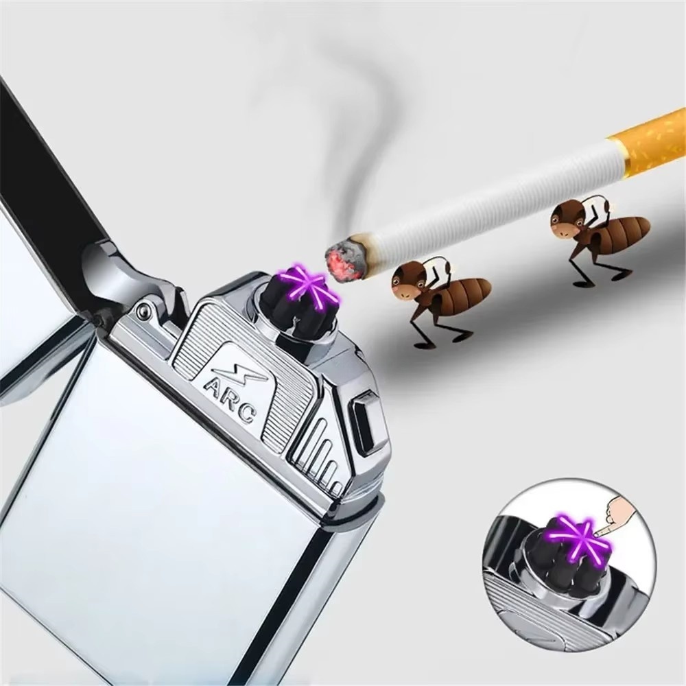 Electronics Gadgets For Gift - Neue Sechs Bögen Feuerzeug Winddicht USB