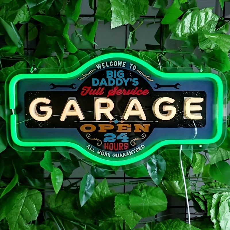 Retro Game Controller Usb - Retro Garage LED Neon Schild UV