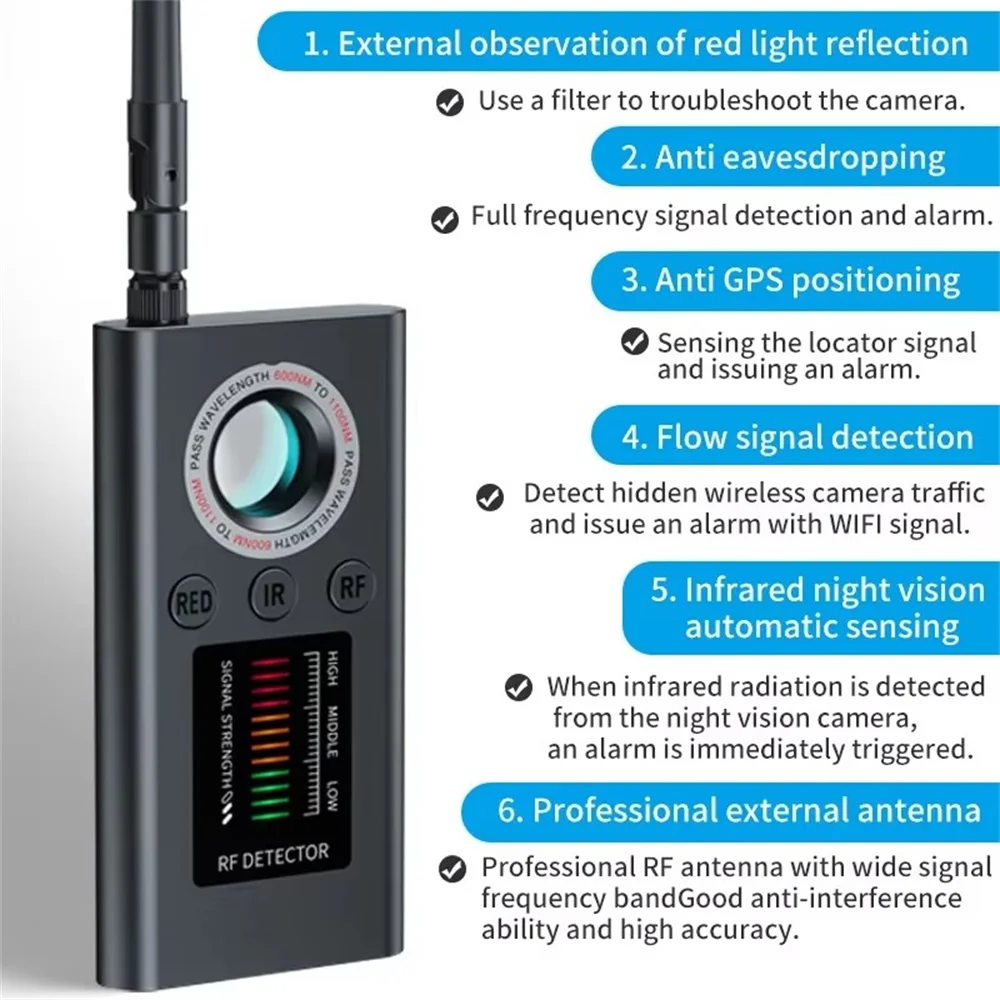 Electronics Gadgets Sale - Versteckter Kamera-Detektor: Professionelle drahtlose Signal- und