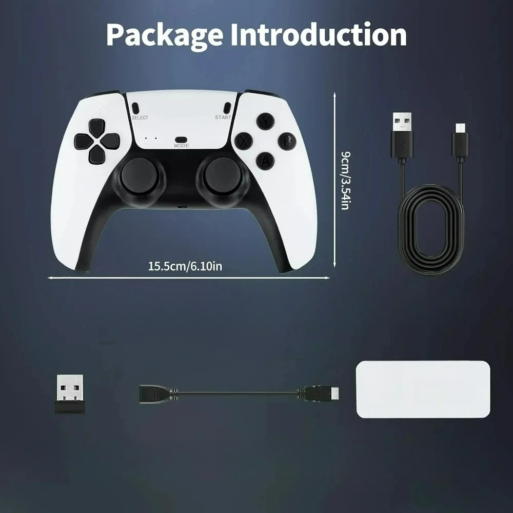 Retro Game Controller Usb - Retro-Videospielkonsole 4K TV-Spielstick mit 20000+ integrierten