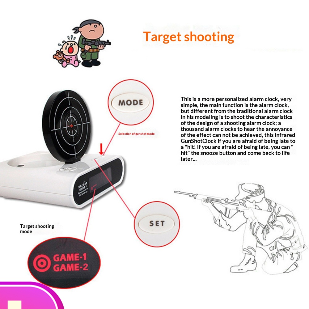 Electronics Gadgets For Gift - Elektronische Tischuhr, kreativer LED-Digitalwecker, Gadget mit