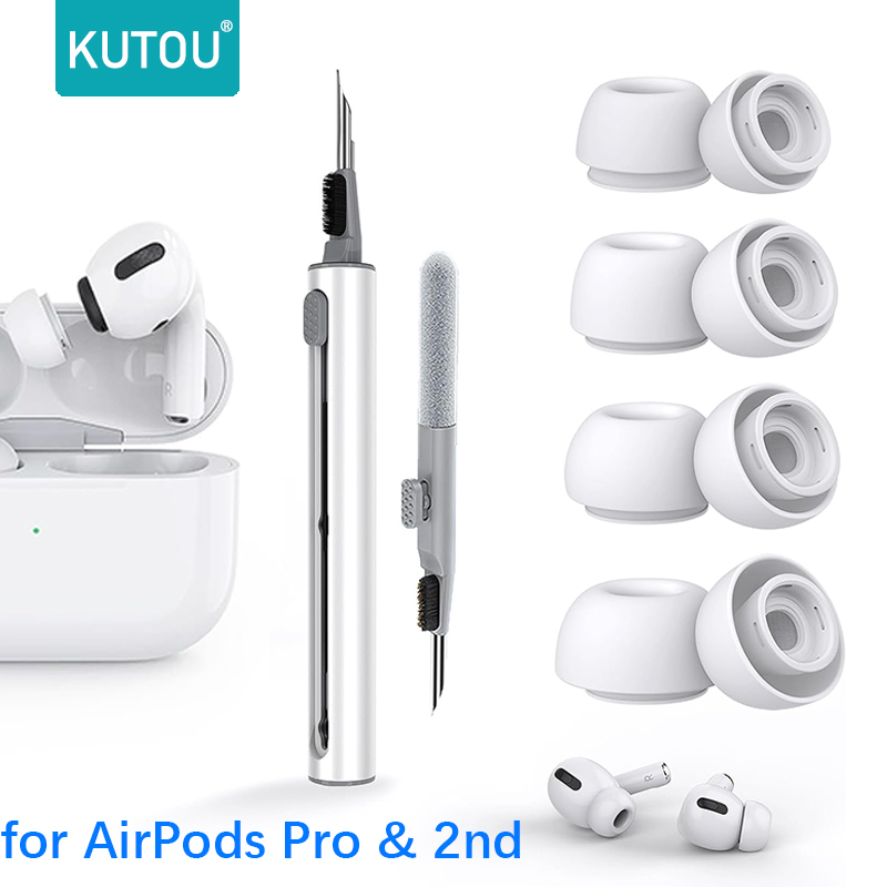 Portable Wifi Hotspot - KUTOU Flüssigsilikon-Ohrstöpsel 4 Paar für Airpods