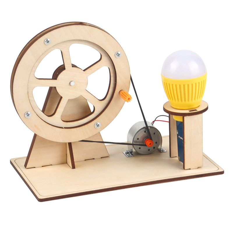 Electronics Gadgets For Kids - Hölzerner Handgenerator für Kinder, wissenschaftliches Spielzeug,