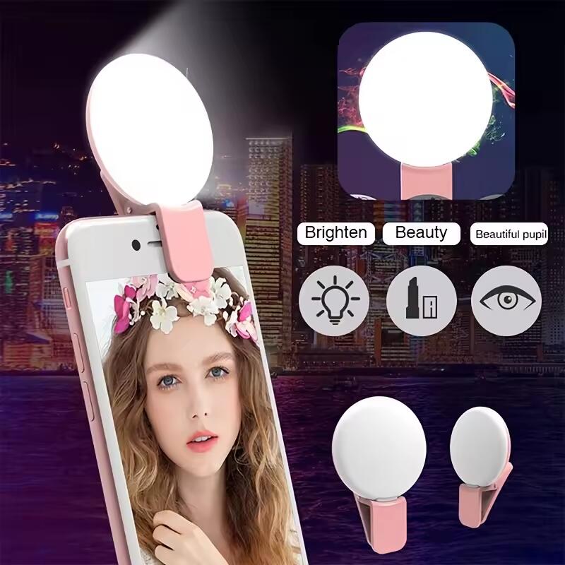 Mobile Electronics Gadgets - Tragbare LED-Leuchte für Mobiltelefone, Mini-Selfie-Fülllicht, Make-up-Lampe,