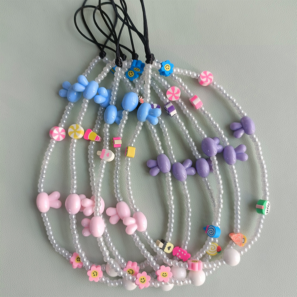 Mobile Electronics Gadgets - Herlook Tier Kaninchen Telefon Charm Gurte