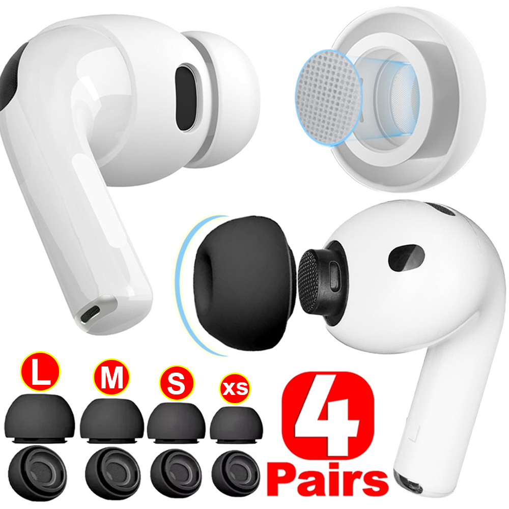 Portable Wifi Hotspot - 4/1 Paar Silikon-Ohrstöpsel-Schutzhülle für Airpods Pro