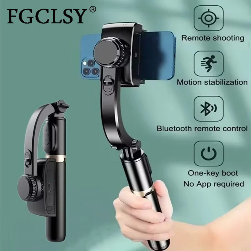 Auto Tracking Tripod - FGCLSY 2024 KI-Video-Stabilisator Bluetooth Selfie-Stick Stativ