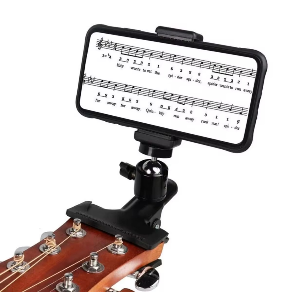 Auto Tracking Tripod - Miwayer Gitarrenkopf Clip Handyhalter Live Broadcast