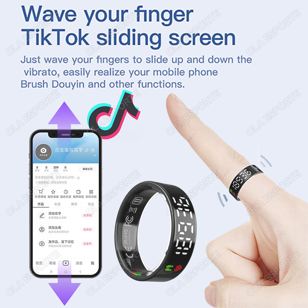 SR08 Smart Ring mit Ladebox fü – Smart Ring Health Bewertung und Preis