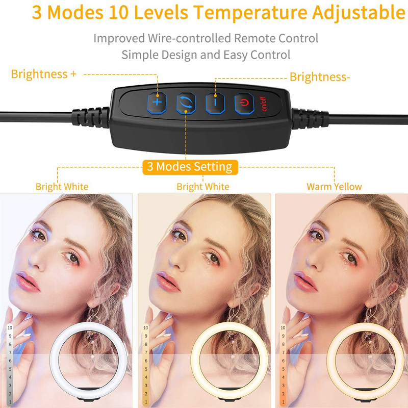 6/10/12 Zoll LED-Selfie-Ringli – Auto Tracking Tripod Bewertung und Preis