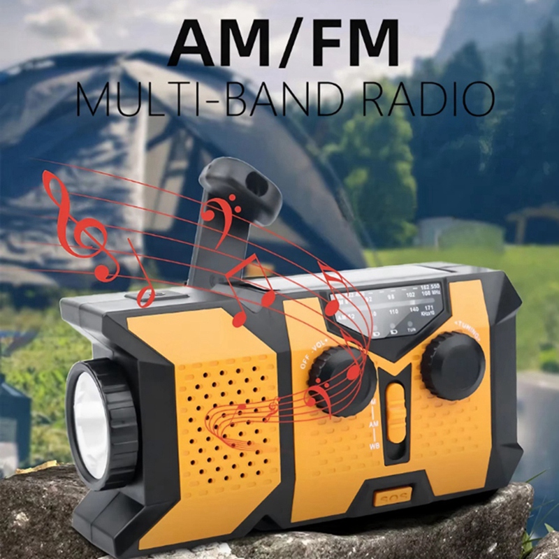 Solar-Handkurbelradio mit LED- – Solar Powered Charger Bewertung und Preis