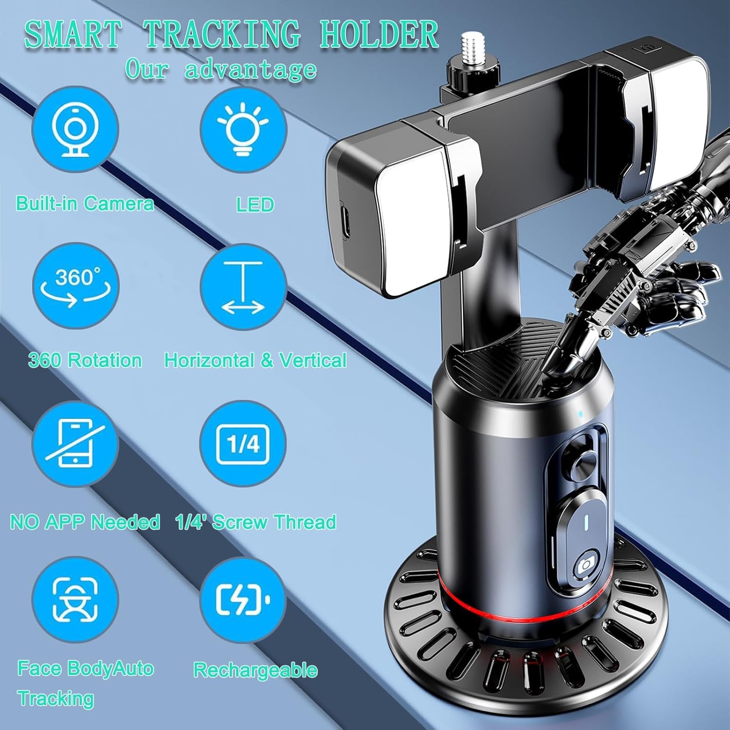 Automatisches Gesichtsverfolgu – Auto Tracking Tripod Bewertung und Preis