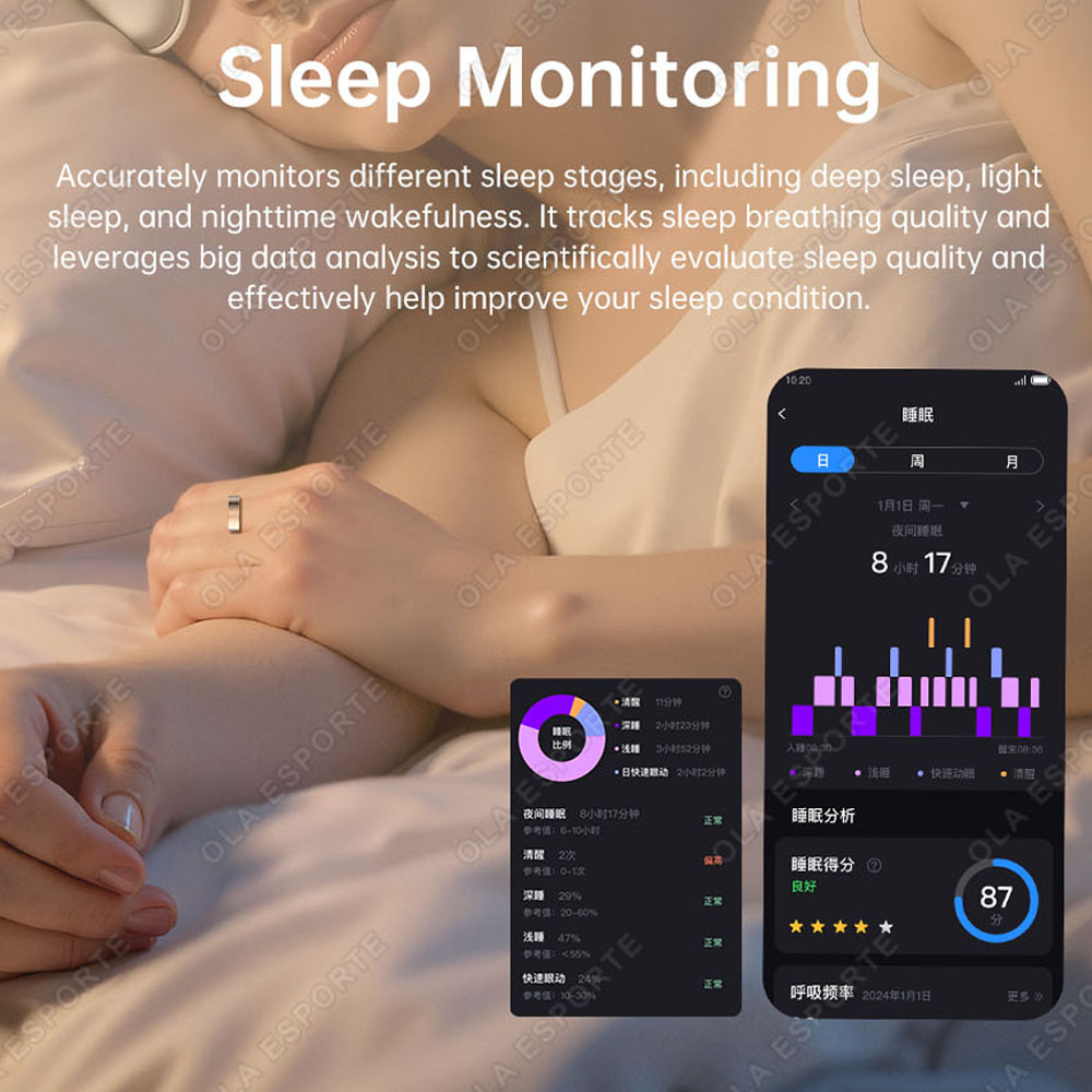 Verbesserter Vibrations-Alarm  – Smart Ring Health Bewertung und Preis