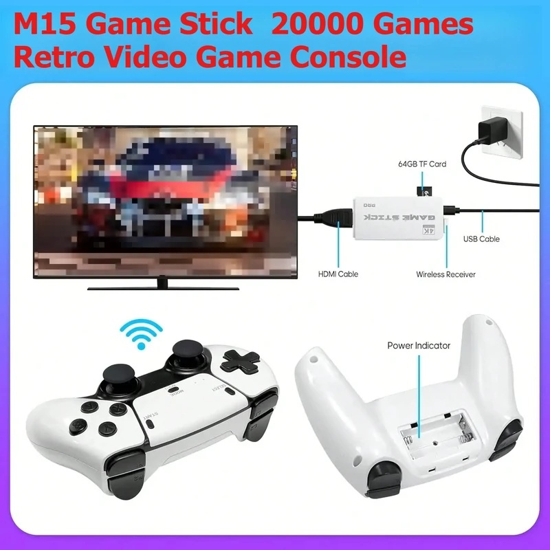 M15 Retro-Videospiel-Stick 2,4 – Retro Game Controller Usb Bewertung und Preis