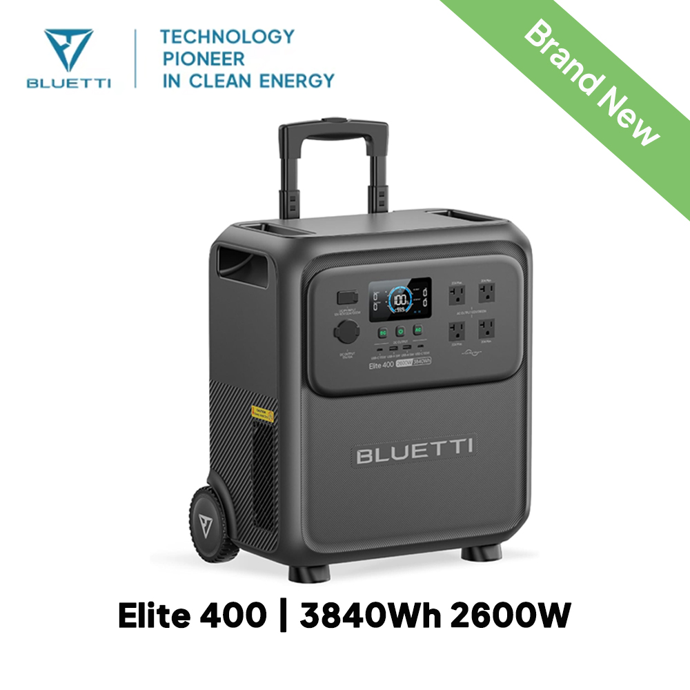 BLUETTI Elite 400 2600W 3840Wh – Solar Powered Charger Bewertung und Preis