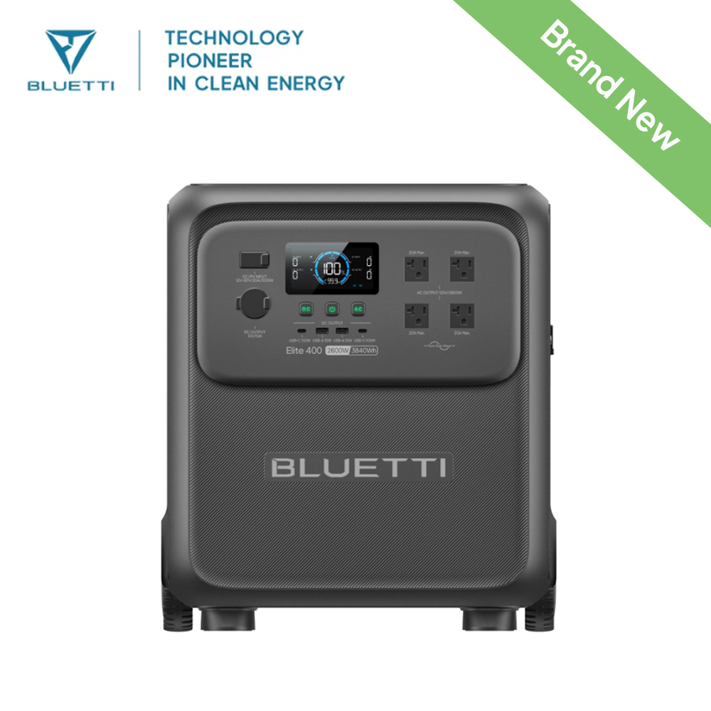 BLUETTI Elite 400 2600W 3840Wh – Solar Powered Charger Bewertung und Preis