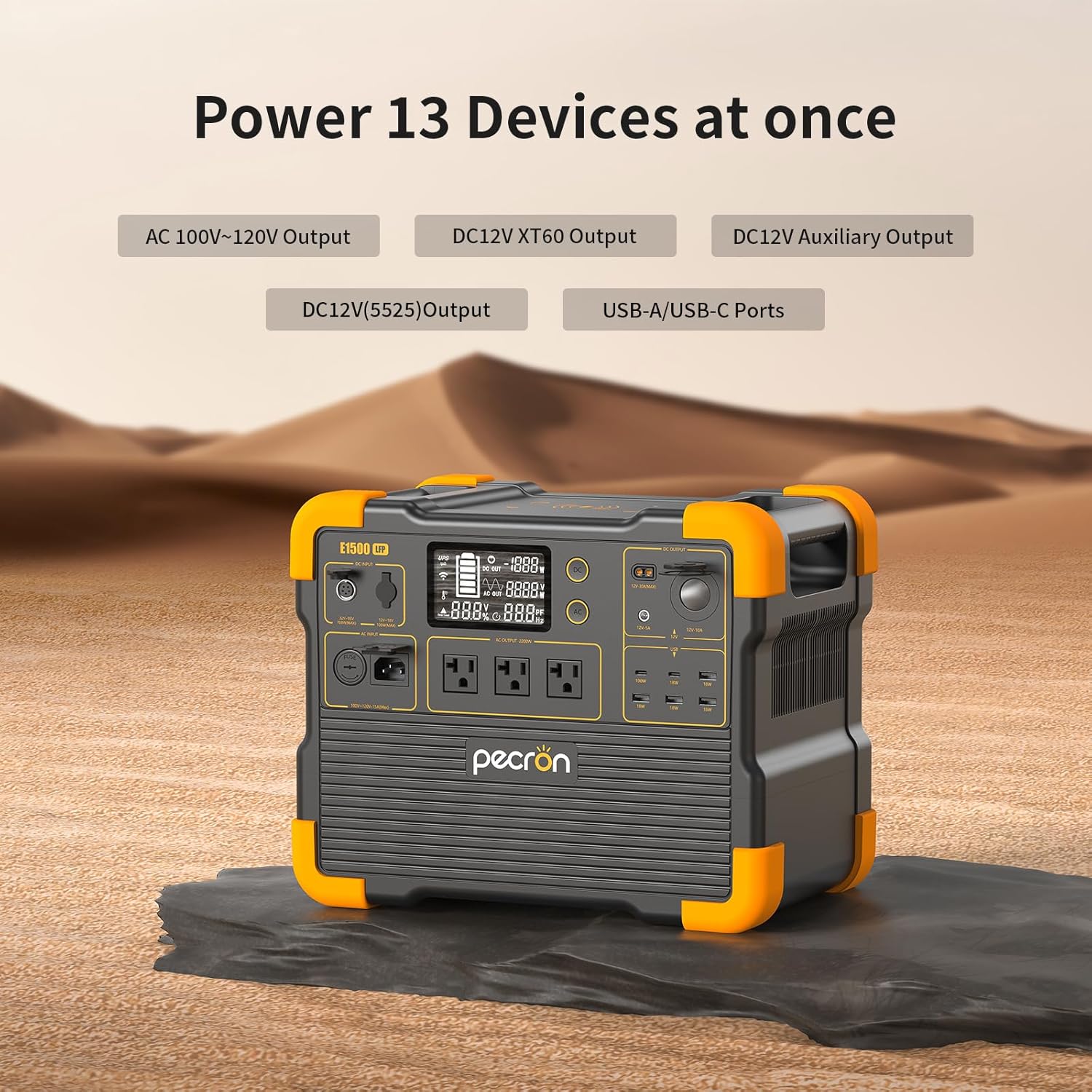 Gebrauchte Pecron E1500LFP 220 – Solar Powered Charger Bewertung und Preis